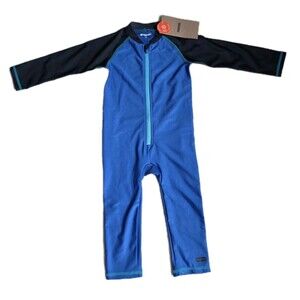 Reima Polskii - UPF 50+ One-Piece Swimsuit, Size 12-18 Months, Blue